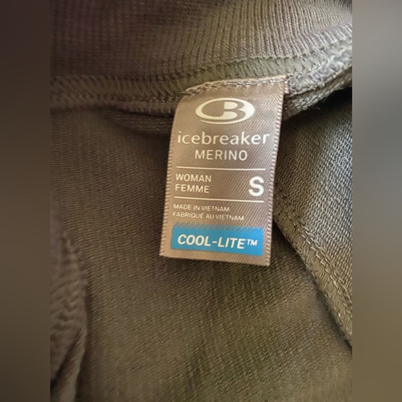 NWT Women’s Icebreaker Merino Mira Cropped Capri Jogger Cool Lite Grey Size S - Picture 6 of 16